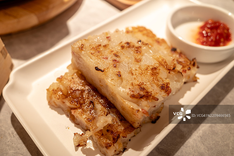 粤式点心，萝卜糕图片素材