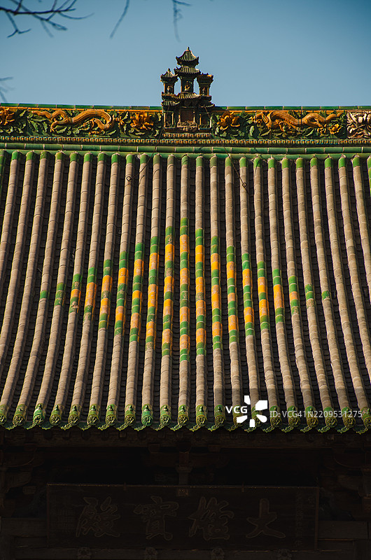 平遥的双林寺图片素材