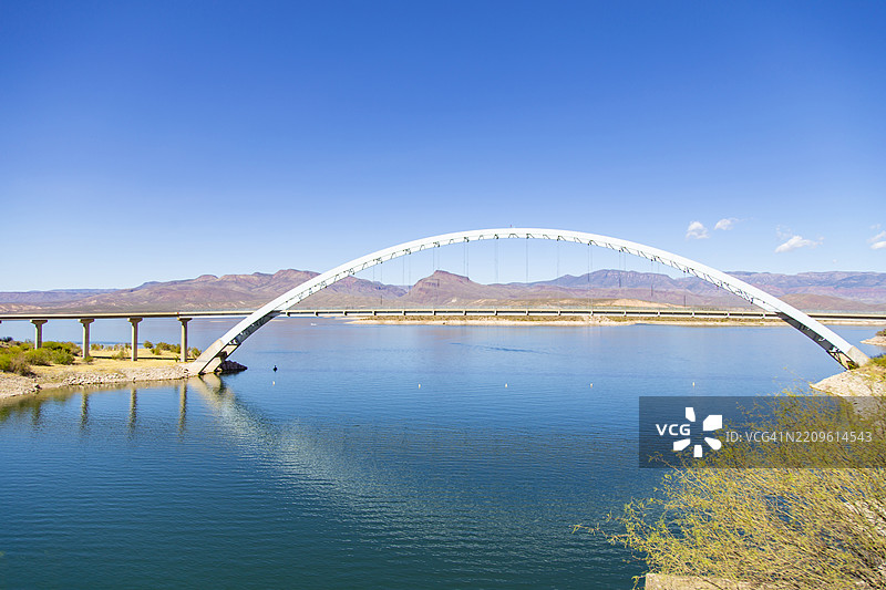西奥多·罗斯福湖大坝 - 罗斯福，亚利桑那州图片素材
