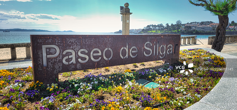 帕塞奥·德·西尔加（西班牙庞特维德拉省圣亨克索的西尔加步道）图片素材