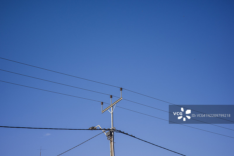 澳大利亚的电报杆图片素材