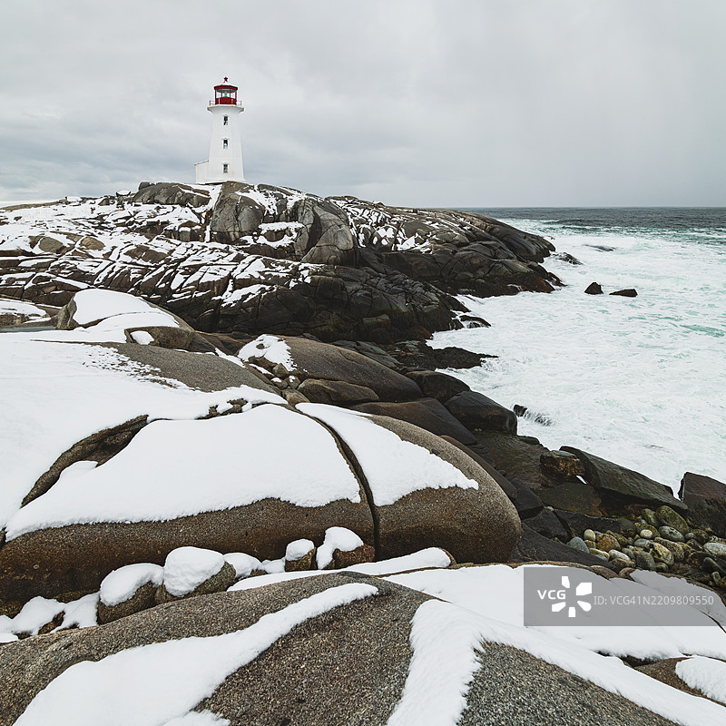 佩吉湾灯塔图片素材