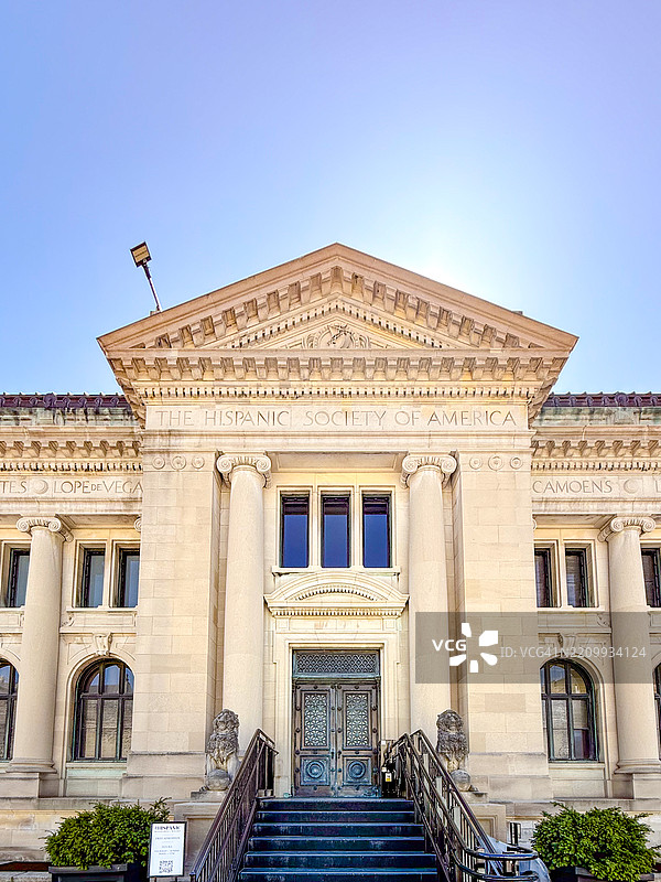 西班牙裔协会，奥杜邦露台，华盛顿高地，纽约市图片素材