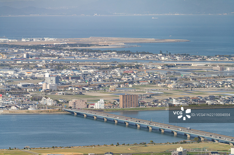 日本德岛市的市中心区域图片素材