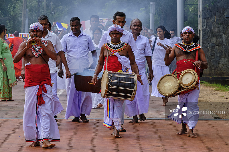 斯里兰卡，北中省，阿努拉德普勒，斯里兰卡的历史首都，鲁万维利萨耶大塔图片素材