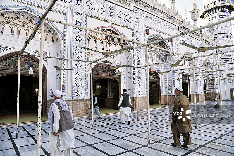 马哈巴特汗清真寺，白沙瓦 - 巴基斯坦图片素材