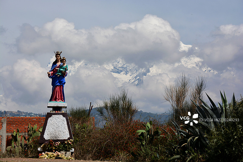 佩鲁的华斯卡兰山图片素材