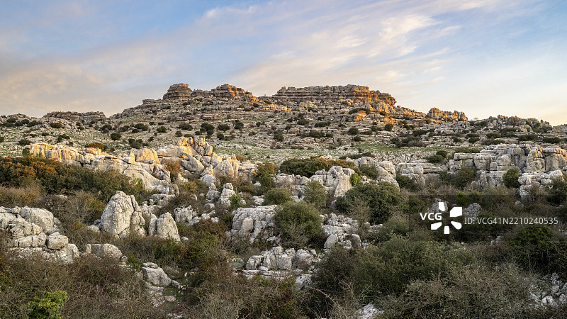 奇特的石灰岩岩石形成,埃尔托卡尔自然保护区,安特克拉的托卡尔,马拉加省,安达卢西亚,西班牙,欧洲图片素材