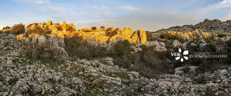 奇特的石灰岩岩石形成,埃尔托卡尔自然保护区,安特克拉的托卡尔,马拉加省,安达卢西亚,西班牙,欧洲图片素材