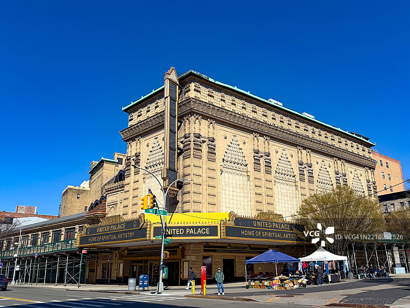 华盛顿高地的联合教会，纽约市图片素材