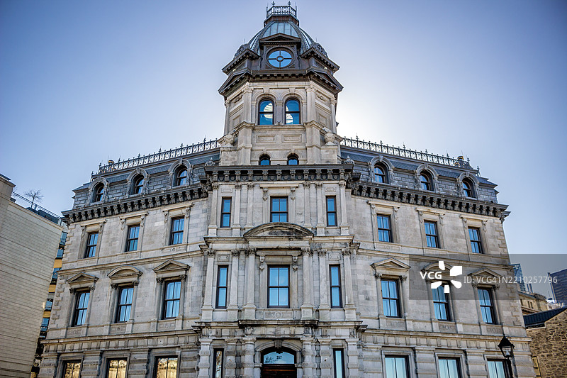 蒙特利尔港务局大楼，加拿大魁北克省蒙特利尔图片素材