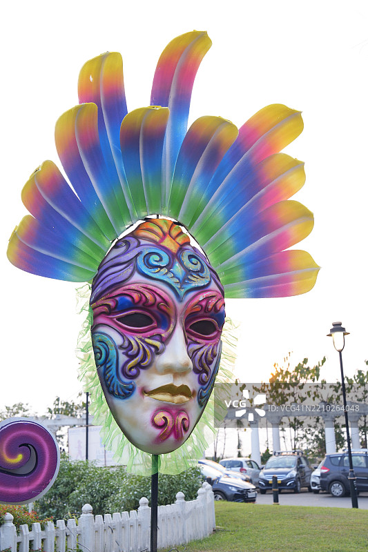 果阿狂欢节面具图片素材