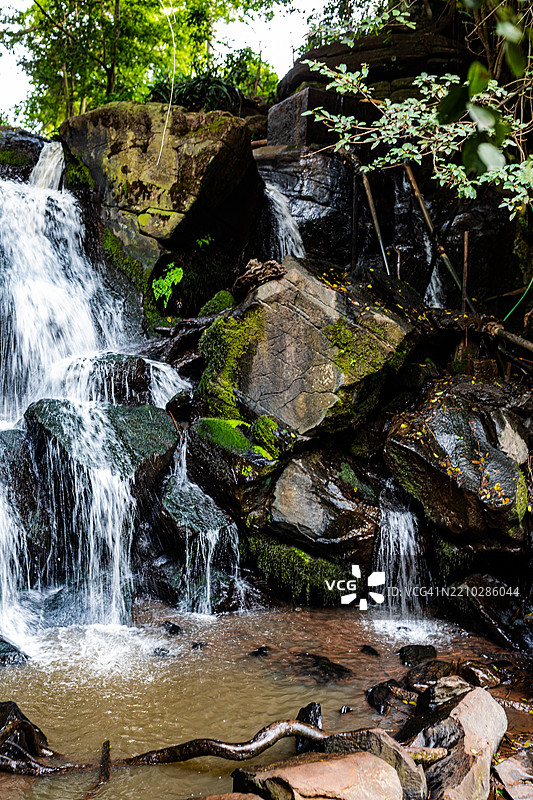 奥卢鲁阿自然小径，凯伦·肯扬风景，全景美景，田野，草地，自然，肯尼亚图片素材