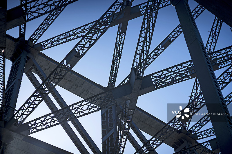 工业钢梁框架图片素材