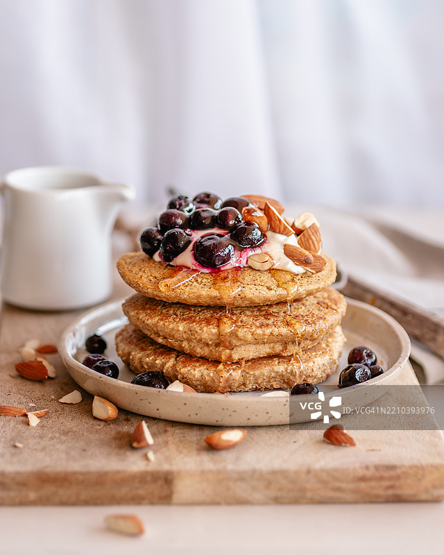 杏仁粉煎饼图片素材