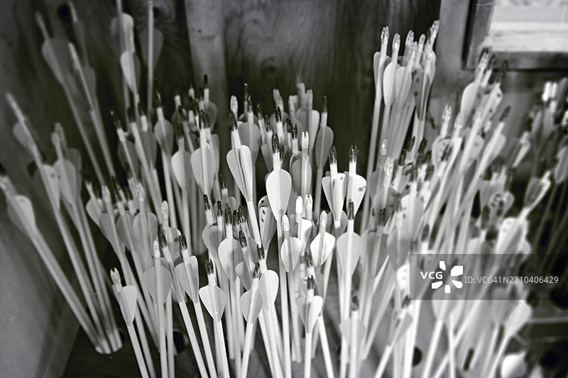 射箭场的箭矢图片素材