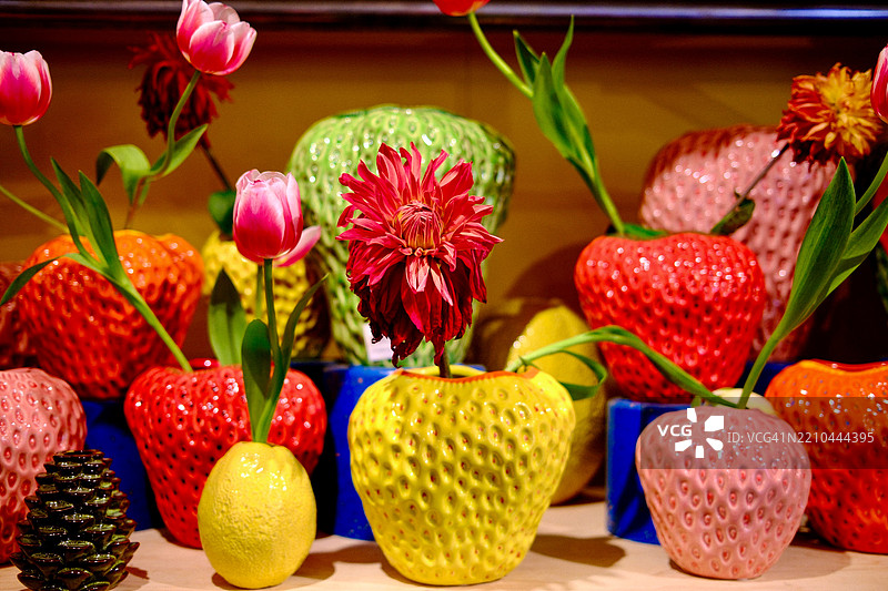 桌子上的水果特写，日本图片素材