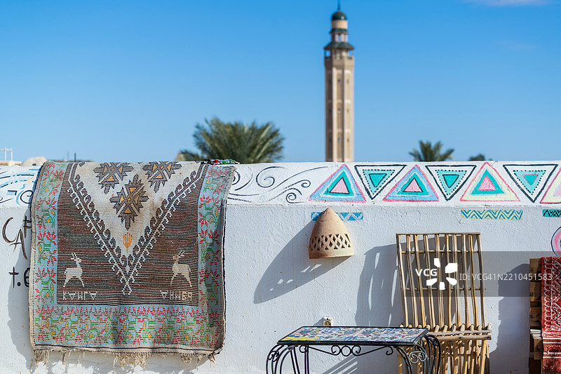 托泽尔麦地那的手工艺市场图片素材