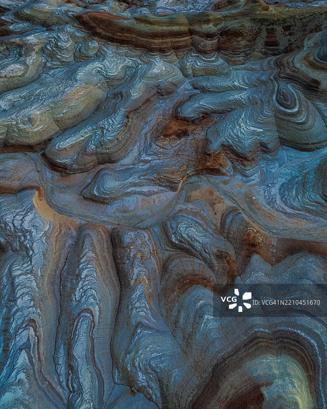 岩石特写，犹他州韦恩县，美国图片素材