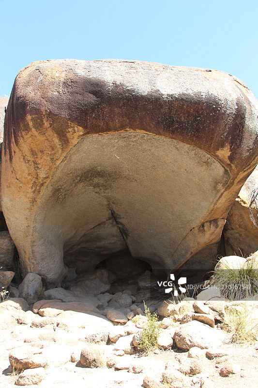 西澳大利亚温布利的岩石形成景观图片素材