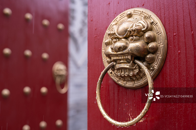 狮头门环图片素材