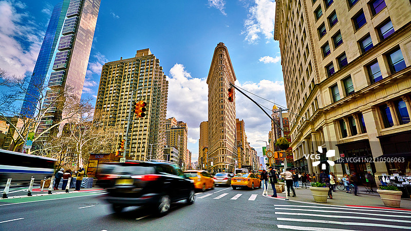 麦迪逊广场。铁锈大厦图片素材