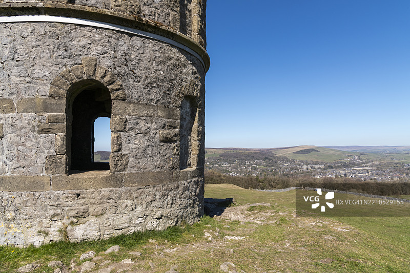 所罗门的庙宇与格林洛，巴克斯顿，德比郡，英格兰图片素材