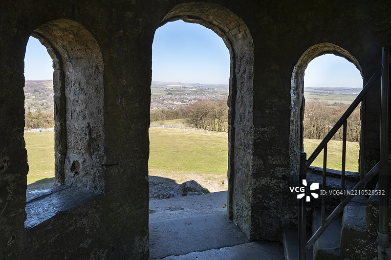 所罗门的圣殿与格林洛，巴克斯顿，德比郡，英格兰图片素材