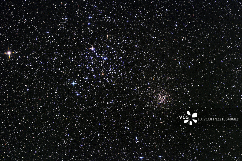 星团M35和NGC 2158图片素材