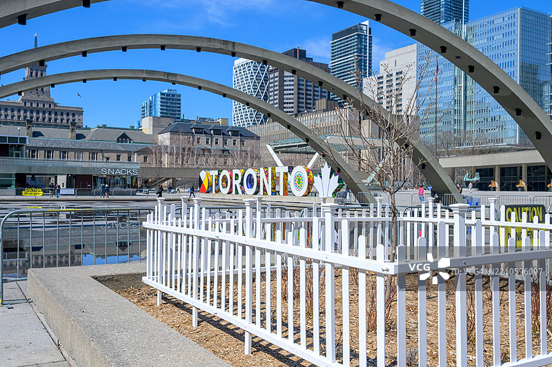 城市风景 木栅栏 地标图片素材