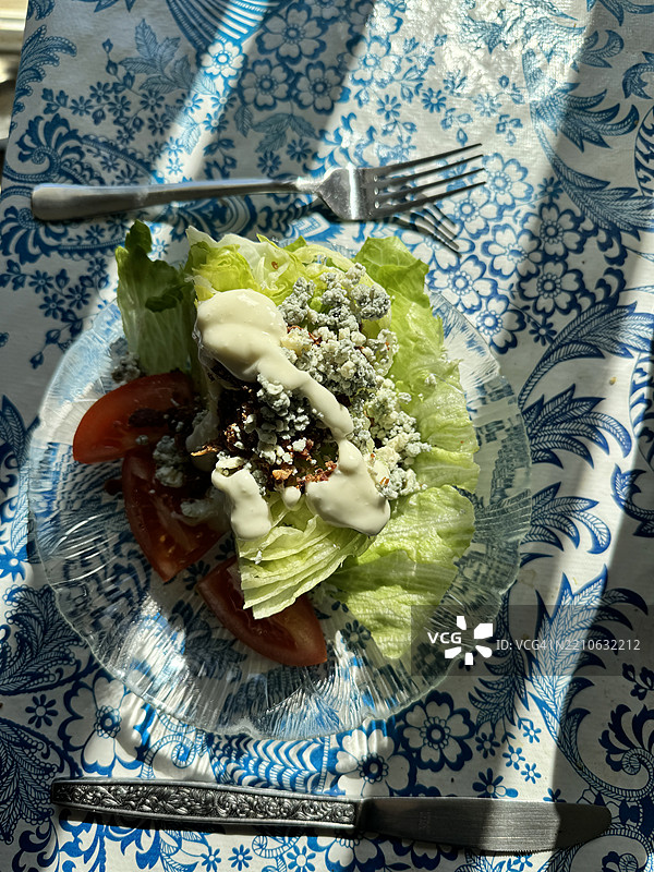 楔形沙拉图片素材