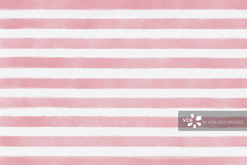 白色背景上的复古粉色水彩条纹图片素材