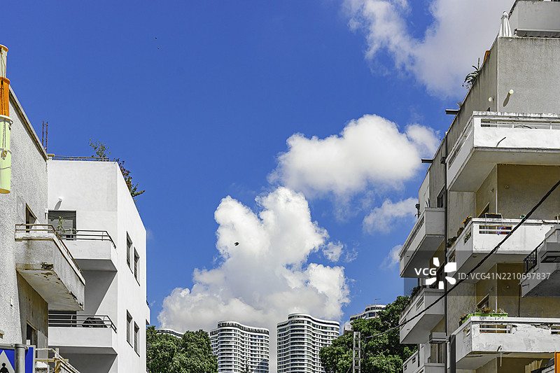 特拉维夫，以色列的典型住宅区图片素材
