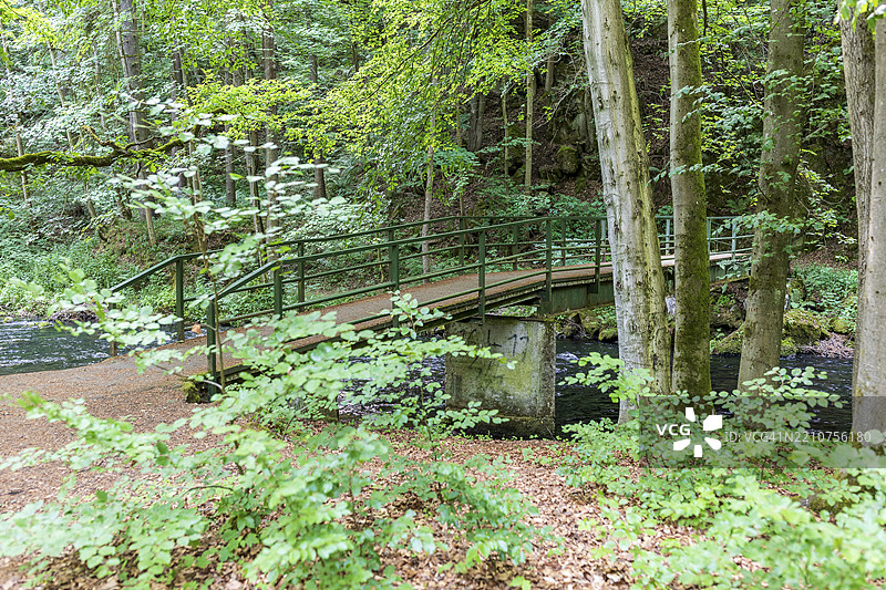 德国萨克森州福格特兰德的波尔特尔特里布塔尔图片素材