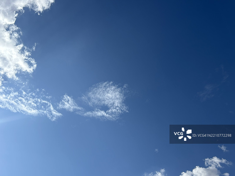 从低角度看天空，索马里图片素材