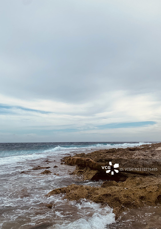 海洋与天空的美丽景色，马努斯，巴布亚新几内亚图片素材