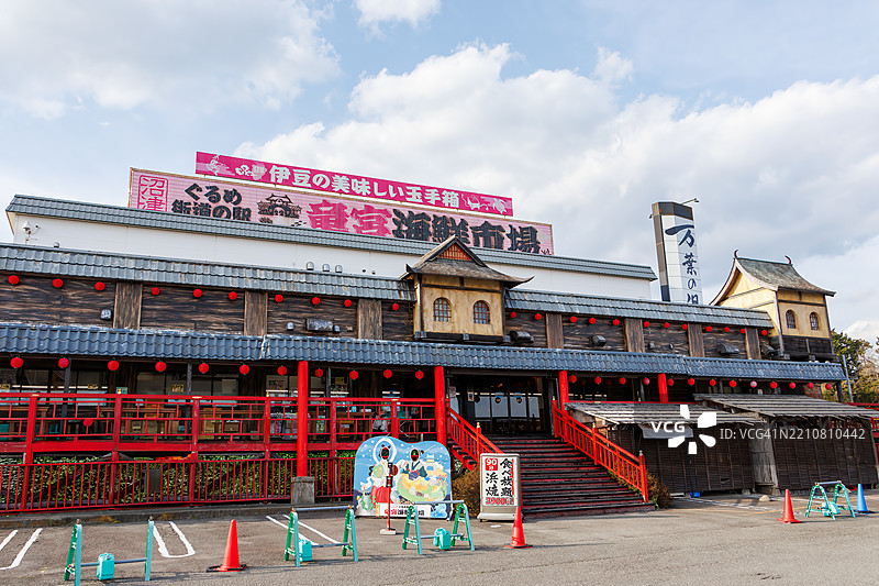 建筑物的正面。图片素材