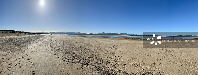 兰德温海滩。图片素材