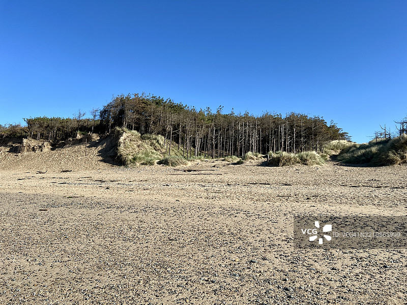 兰德温海滩海岸线。图片素材