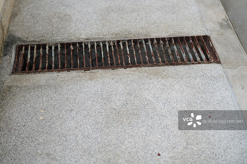 钢制格栅井盖图片素材