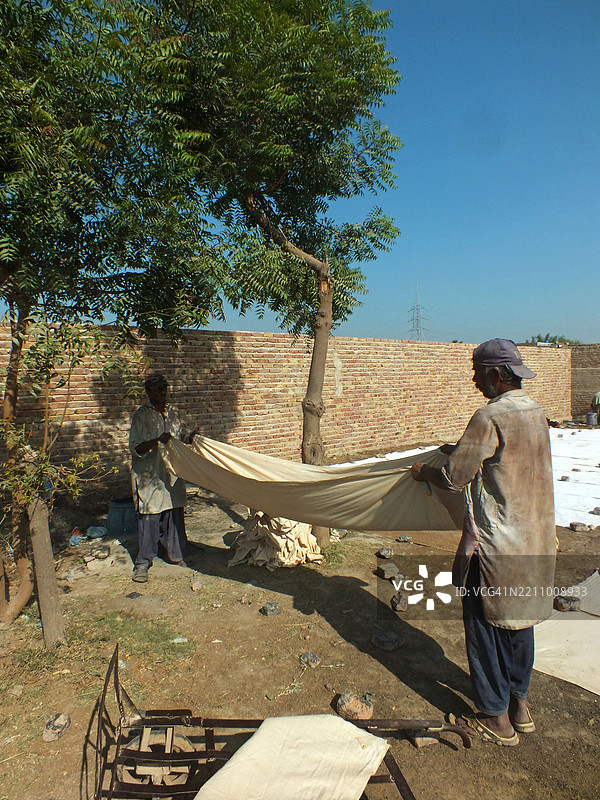 AJRAK - 信德省的传统披肩图片素材