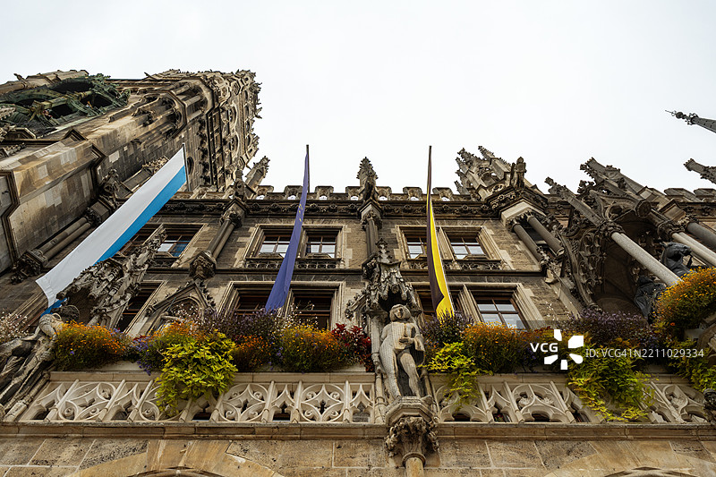 慕尼黑新市政厅。图片素材