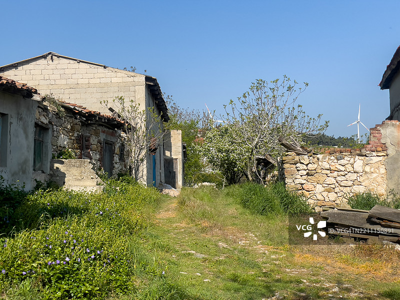 埃尔巴桑村，卡塔尔卡 - 伊斯坦布尔附近的宁静避风港图片素材