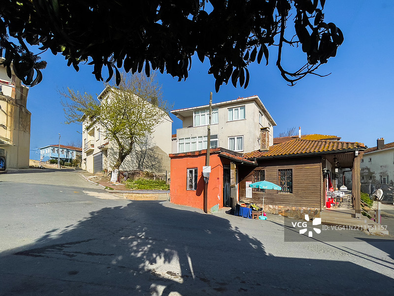 埃尔巴桑村，卡塔尔卡 - 伊斯坦布尔附近的宁静避风港图片素材