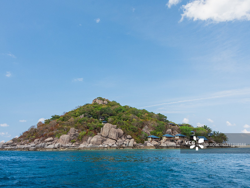 塔莱瓦克考南园，泰国苏拉特塔尼省图片素材