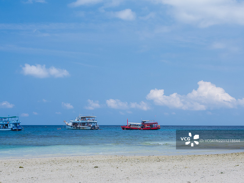 塔莱瓦克考南园，泰国苏拉特塔尼省图片素材