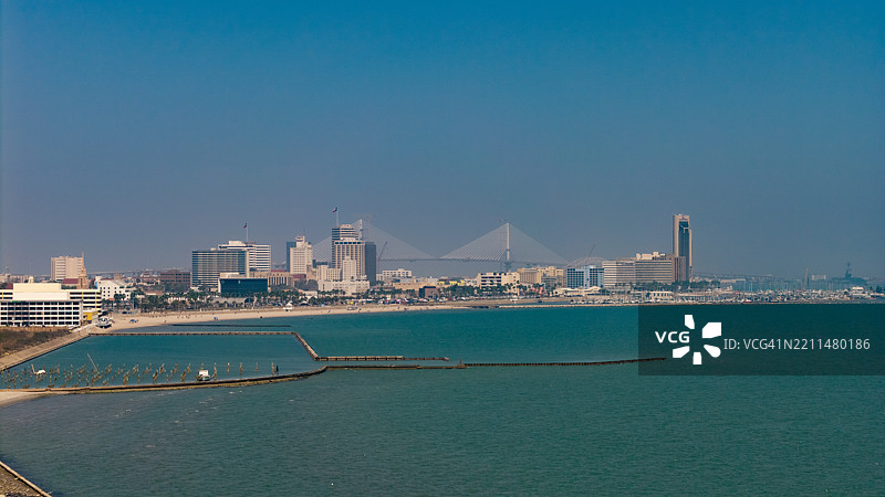 德克萨斯州科珀斯克里斯蒂的海滨城市景观图片素材