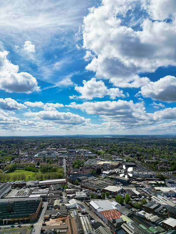 英格兰西米德兰兹地区的沃尔弗汉普顿大都市区城市图片素材