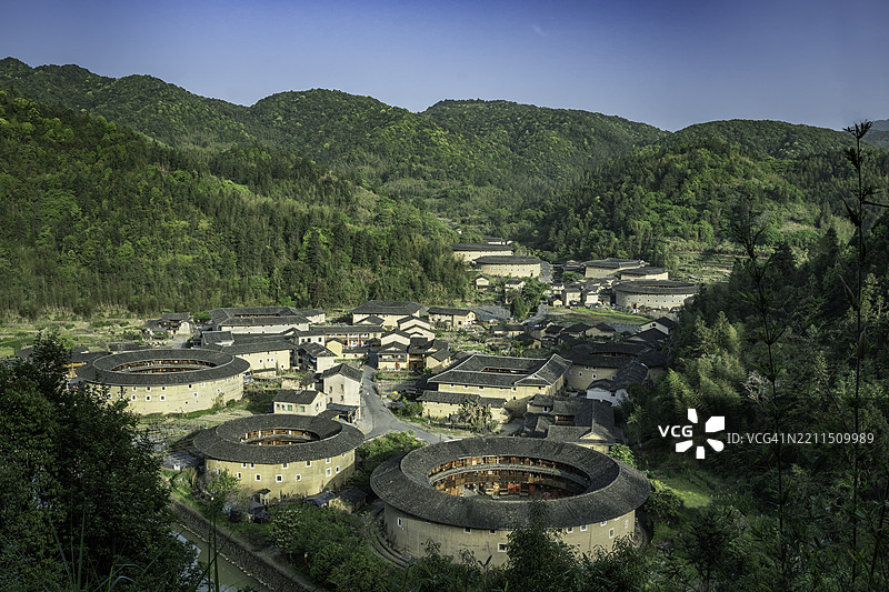 神秘的土制城堡图片素材