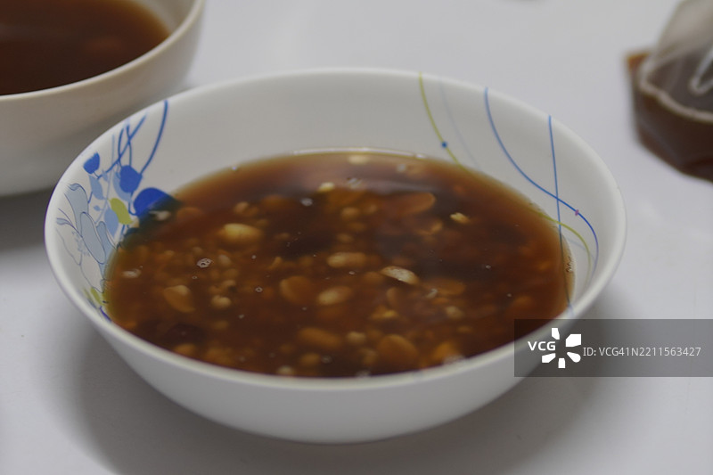 姜糖水豆腐布丁图片素材